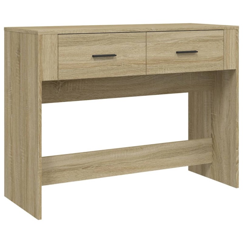vidaXL Τραπέζι Κονσόλα Sonoma Δρυς 100x39x75 εκ. Επεξεργασμένο Ξύλο