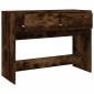 vidaXL Τραπέζι Κονσόλα Καπνιστή Δρυς 100x39x75 εκ. Επεξεργασμένο Ξύλο