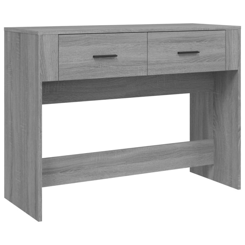 vidaXL Τραπέζι Κονσόλα Γκρι Sonoma 100x39x75 εκ. Επεξεργασμένο Ξύλο