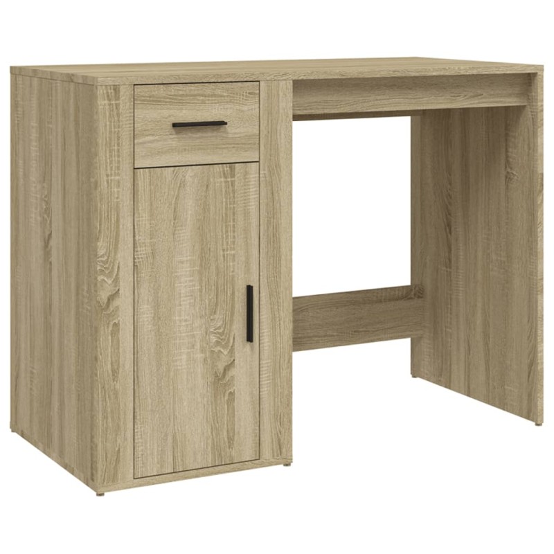 vidaXL Γραφείο Sonoma Δρυς 100x49x75 εκ. από Επεξεργασμένο Ξύλο
