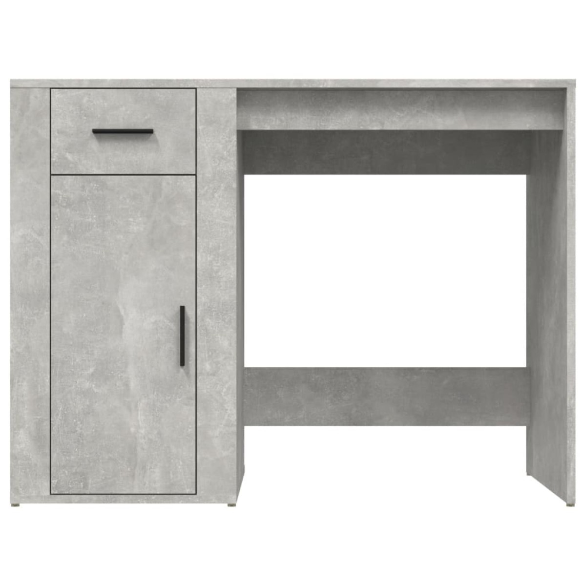 vidaXL Γραφείο Γκρι Σκυροδέματος 100x49x75 εκ. Επεξεργασμένο Ξύλο