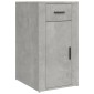 vidaXL Ντουλάπι Γραφείου Γκρι Σκυροδ. 40x49x75 εκ. Επεξεργασμένο Ξύλο