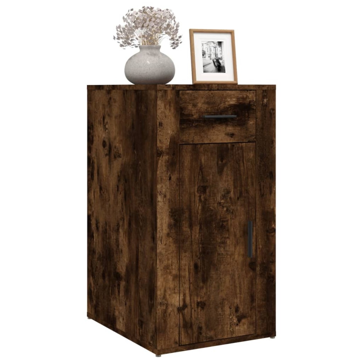 vidaXL Ντουλάπι Γραφείου Καπνιστή Δρυς 40x49x75 εκ. Επεξεργ. Ξύλο