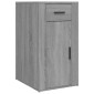 vidaXL Ντουλάπι Γραφείου Γκρι sonoma 40x49x75 εκ. Επεξεργ. Ξύλο