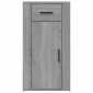 vidaXL Ντουλάπι Γραφείου Γκρι sonoma 40x49x75 εκ. Επεξεργ. Ξύλο