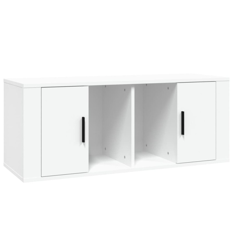 vidaXL Έπιπλο Τηλεόρασης Λευκό 100 x 35 x 40 εκ. Επεξ. Ξύλο