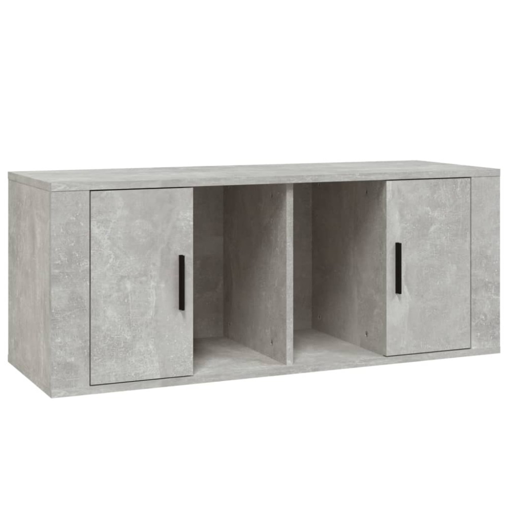 vidaXL Έπιπλο Τηλεόρασης Γκρι Σκυρ. 100x35x40 εκ. Επεξ. Ξύλο