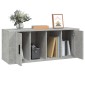 vidaXL Έπιπλο Τηλεόρασης Γκρι Σκυρ. 100x35x40 εκ. Επεξ. Ξύλο