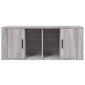 vidaXL Έπιπλο Τηλεόρασης Γκρι Sonoma 100x35x40 εκ. από Επεξεργ. Ξύλο