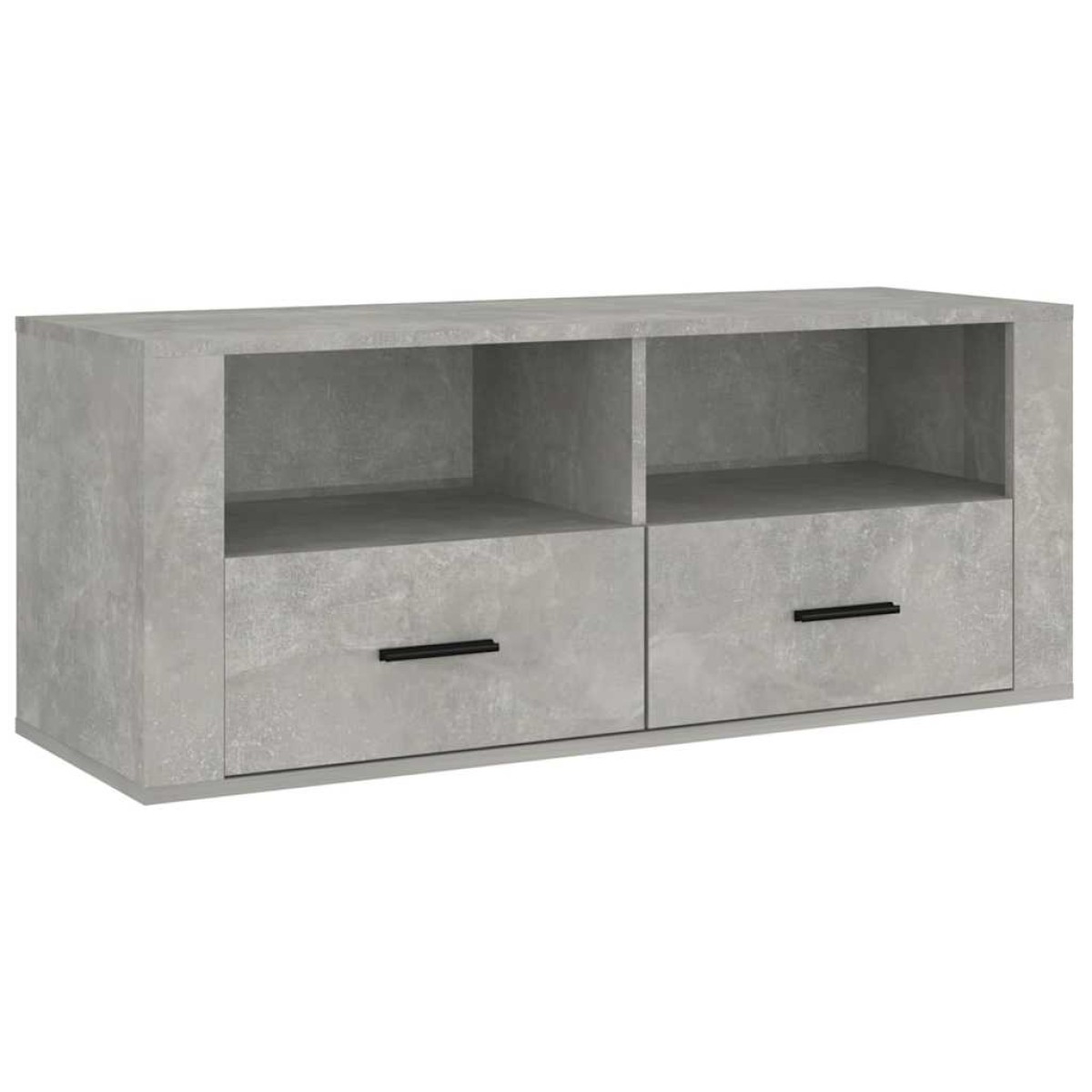 vidaXL Έπιπλο Τηλεόρασης Γκρι Σκυρ. 100x35x40 εκ. Επεξ. Ξύλο