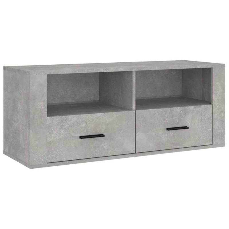 vidaXL Έπιπλο Τηλεόρασης Γκρι Σκυρ. 100x35x40 εκ. Επεξ. Ξύλο