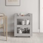 vidaXL Τρόλεϊ Κουζίνας Sonoma Γκρι 60x45x80 εκ. από Επεξεργασμένο Ξύλο