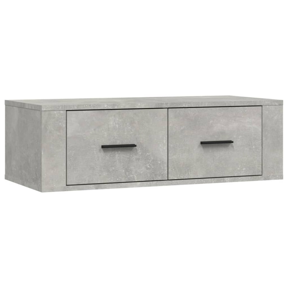 vidaXL Ντουλάπι Τηλεόρασης Κρεμ. Γκρι Σκυρ. 80x36x25εκ. Επεξ. Ξύλο