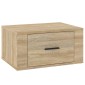 vidaXL Κομοδίνα Επιτοίχια 2 τεμ. Sonoma Δρυς 50x36x25 εκ.