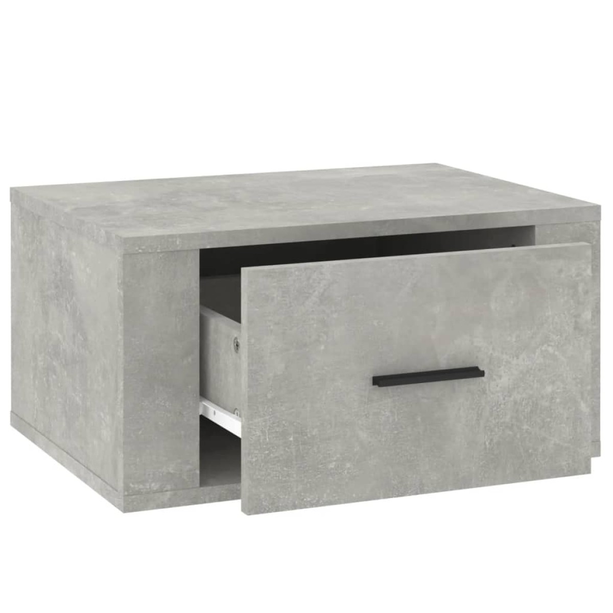 vidaXL Κομοδίνο Επιτοίχιο Γκρι Σκυροδέματος 50x36x25 εκ.