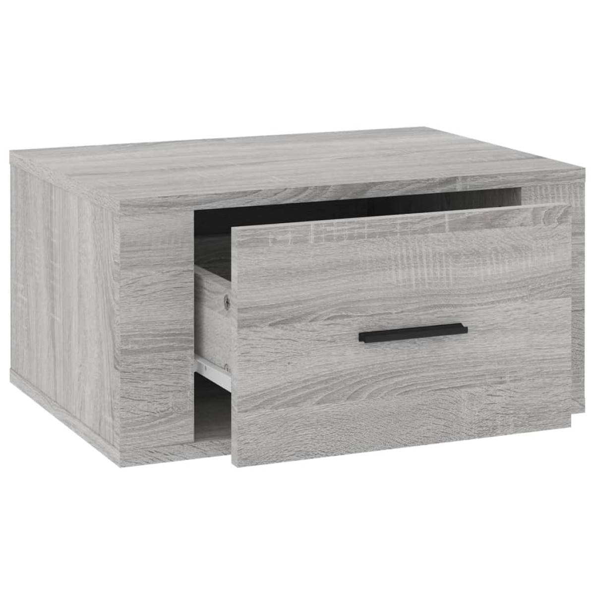 vidaXL Κομοδίνα Επιτοίχια Γκρι Sonoma 50x36x25 εκ.