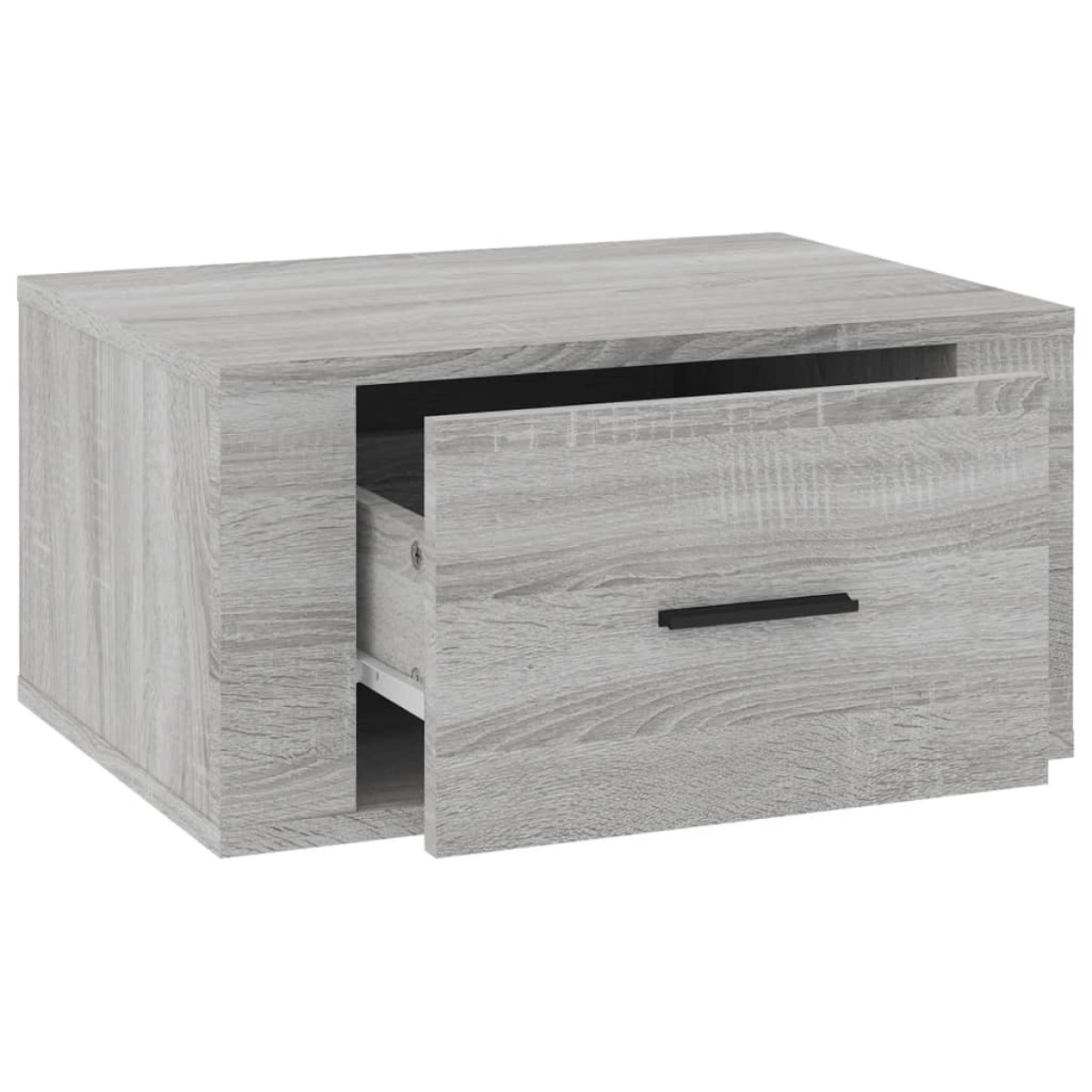 vidaXL Κομοδίνα Επιτοίχια 2 τεμ. Γκρι Sonoma 50x36x25 εκ.