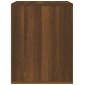 vidaXL Κομοδίνο Επιτοίχιο Καφέ Δρυς 50x36x47 εκ.