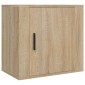 vidaXL Κομοδίνα Επιτοίχια 2 τεμ. Sonoma Δρυς 50x30x47 εκ.
