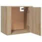vidaXL Κομοδίνα Επιτοίχια 2 τεμ. Sonoma Δρυς 50x30x47 εκ.