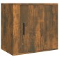 vidaXL Κομοδίνο Επιτοίχιο Καπνιστή Δρυς 50x30x47 εκ.