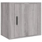 vidaXL Κομοδίνα Επιτοίχια Γκρι Sonoma 50x30x47 εκ.