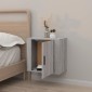 vidaXL Κομοδίνα Επιτοίχια Γκρι Sonoma 50x30x47 εκ.