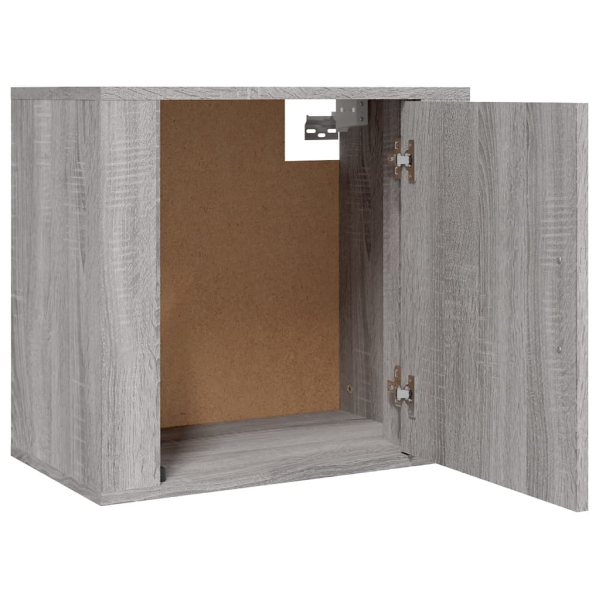 vidaXL Κομοδίνα Επιτοίχια 2 τεμ. Γκρι Sonoma 50x30x47 εκ.