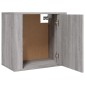 vidaXL Κομοδίνα Επιτοίχια 2 τεμ. Γκρι Sonoma 50x30x47 εκ.