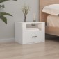vidaXL Κομοδίνα Επιτοίχια 2 τεμ. Λευκά 50x36x40 εκ.
