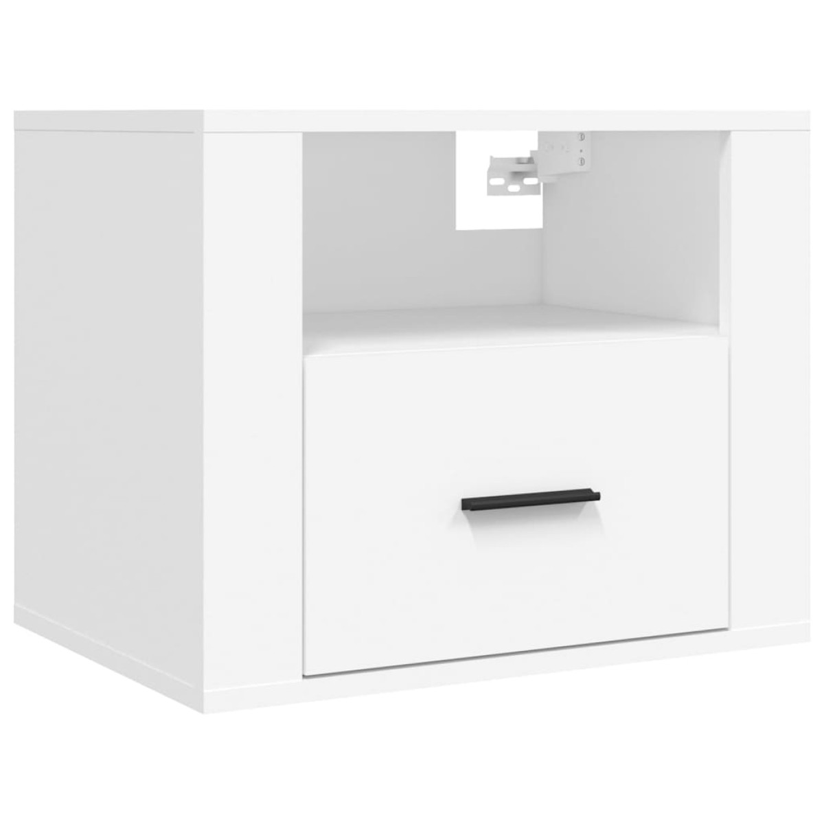 vidaXL Κομοδίνα Επιτοίχια 2 τεμ. Λευκά 50x36x40 εκ.