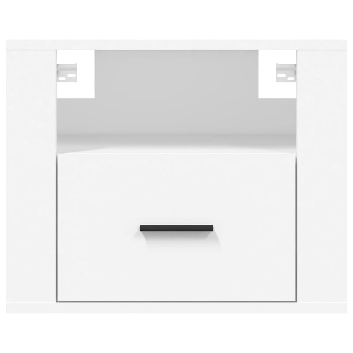 vidaXL Κομοδίνα Επιτοίχια 2 τεμ. Λευκά 50x36x40 εκ.