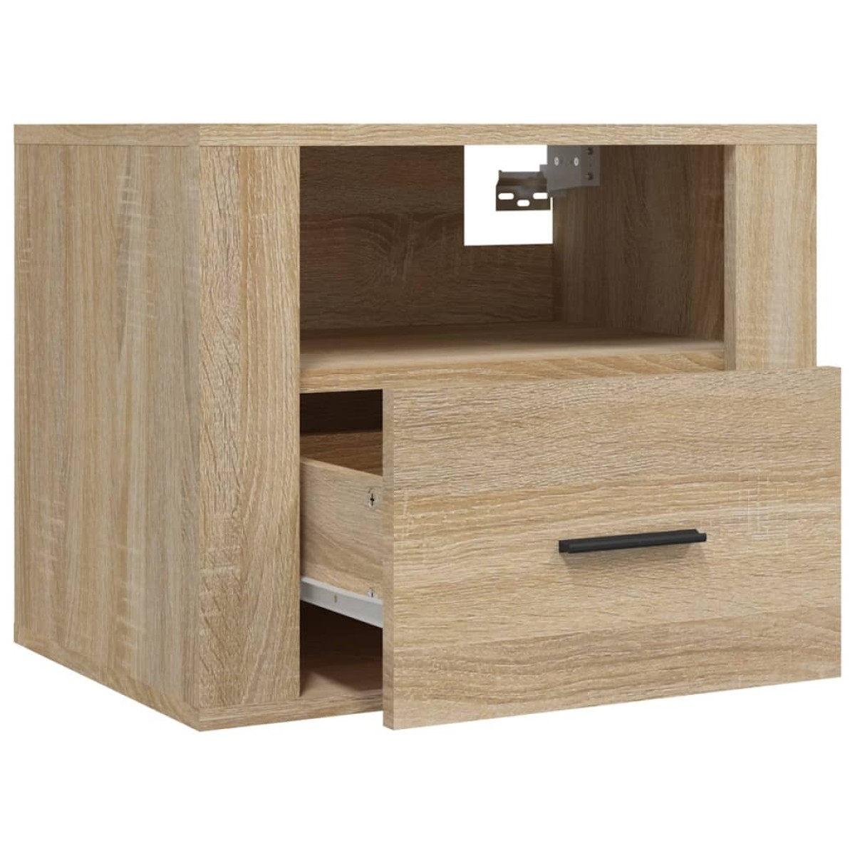 vidaXL Κομοδίνα Επιτοίχια 2 τεμ. Sonoma Δρυς 50x36x40 εκ.