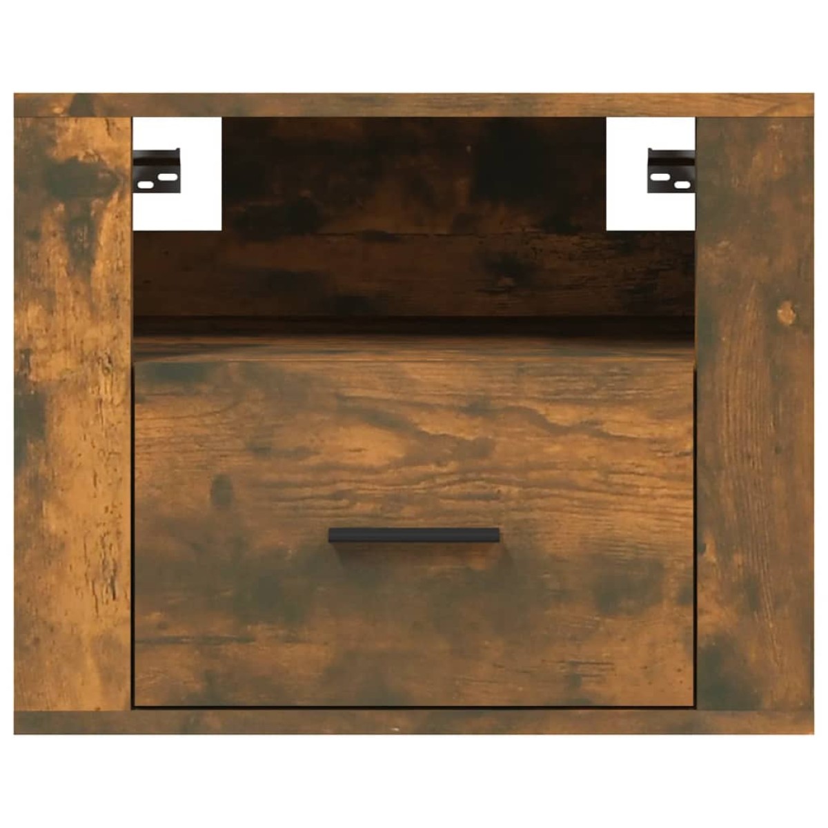 vidaXL Κομοδίνο Επιτοίχιο Καπνιστή Δρυς 50x36x40 εκ.