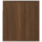 vidaXL Κομοδίνο Επιτοίχιο Καφέ Δρυς 50 x 36 x 40 εκ.