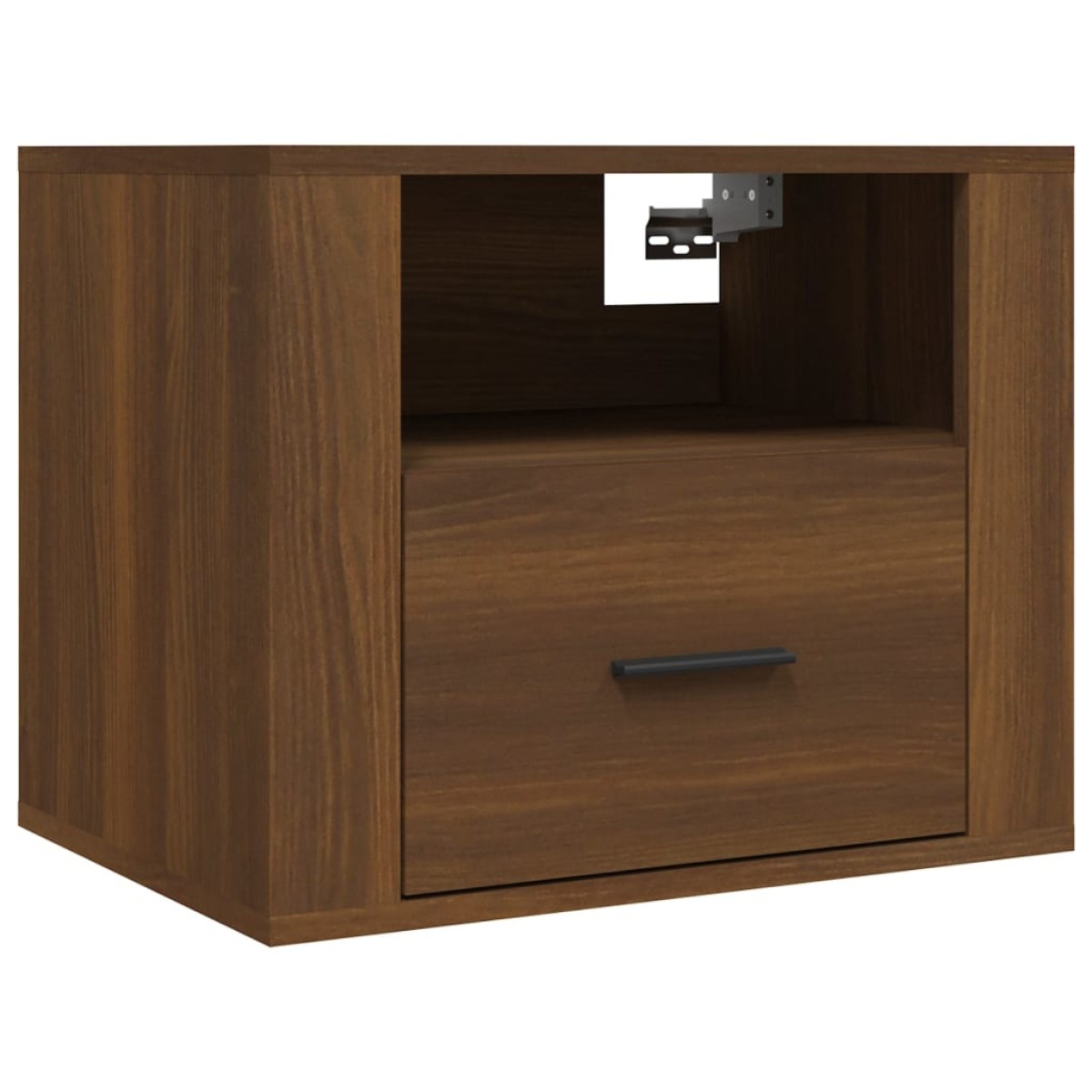 vidaXL Κομοδίνα Επιτοίχια 2 τεμ. Καφέ Δρυς 50x36x40 εκ.