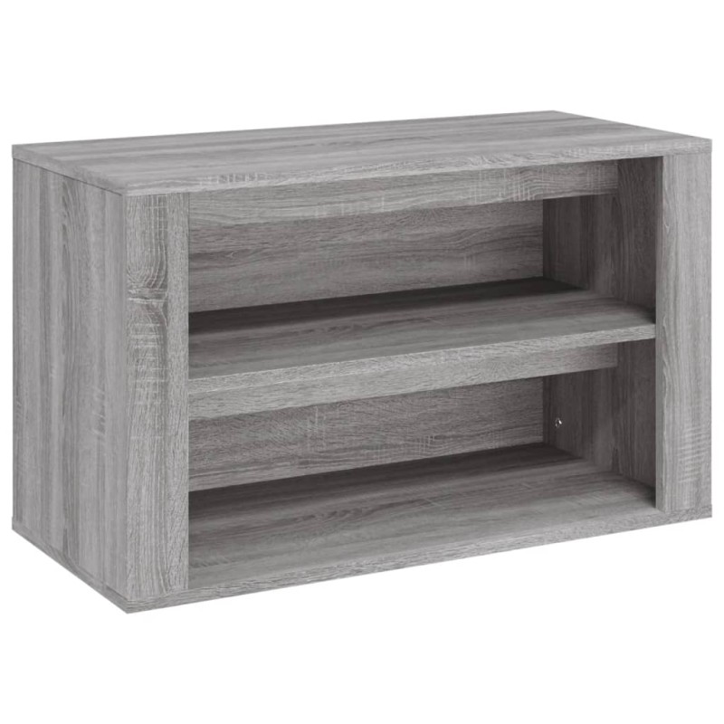 vidaXL Παπουτσοθήκη Γκρι Sonoma 75x35x45 εκ. από Επεξεργασμένο Ξύλο