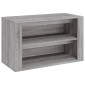 vidaXL Παπουτσοθήκη Γκρι Sonoma 75x35x45 εκ. από Επεξεργασμένο Ξύλο