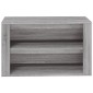 vidaXL Παπουτσοθήκη Γκρι Sonoma 75x35x45 εκ. από Επεξεργασμένο Ξύλο