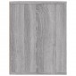 vidaXL Παπουτσοθήκη Γκρι Sonoma 75x35x45 εκ. από Επεξεργασμένο Ξύλο