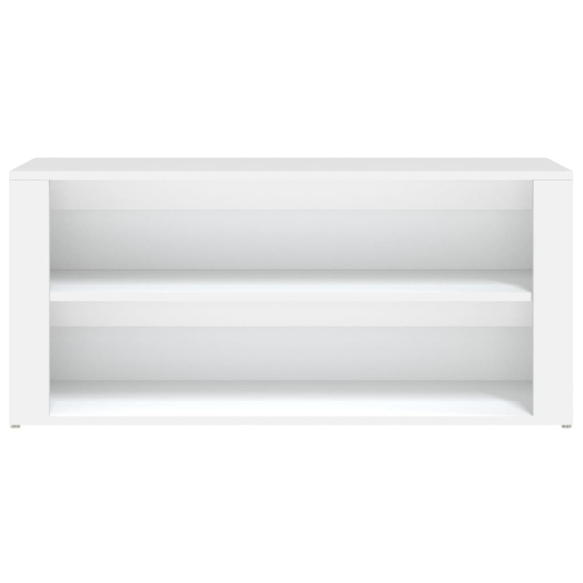 vidaXL Παπουτσοθήκη Λευκή 100 x 35 x 45 εκ. από Επεξεργασμένο Ξύλο