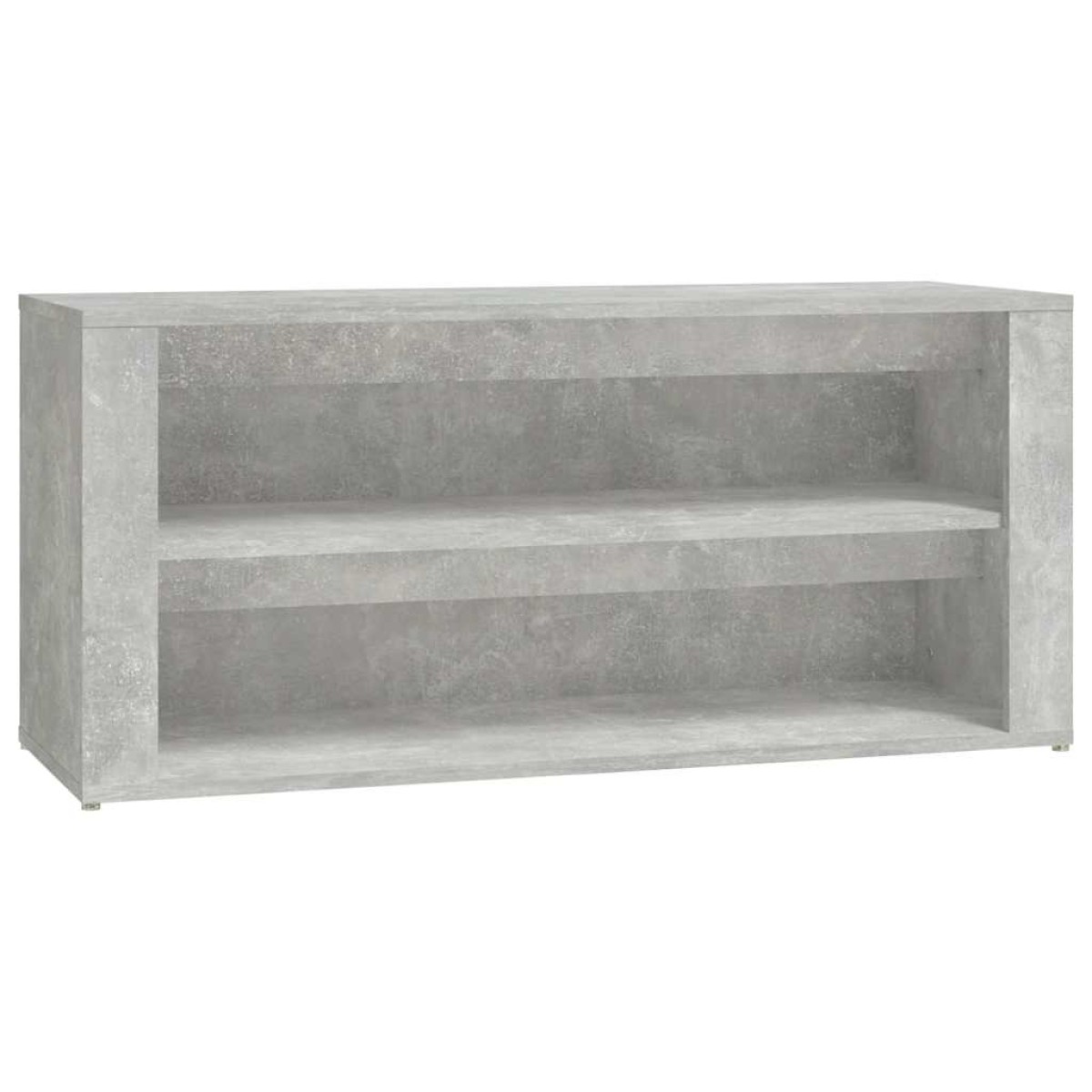 vidaXL Παπουτσοθήκη Γκρι Σκυροδέματος 100x35x45 εκ. Επεξεργασμένο Ξύλο