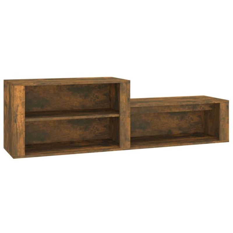 vidaXL Παπουτσοθήκη Καπνιστή Δρυς 150x35x45 εκ. από Επεξεργασμένο Ξύλο