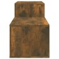 vidaXL Παπουτσοθήκη Καπνιστή Δρυς 150x35x45 εκ. από Επεξεργασμένο Ξύλο
