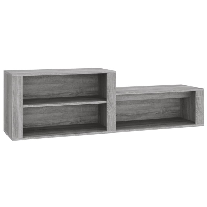 vidaXL Παπουτσοθήκη Γκρι Sonoma 150x35x45 εκ. από Επεξεργασμένο Ξύλο