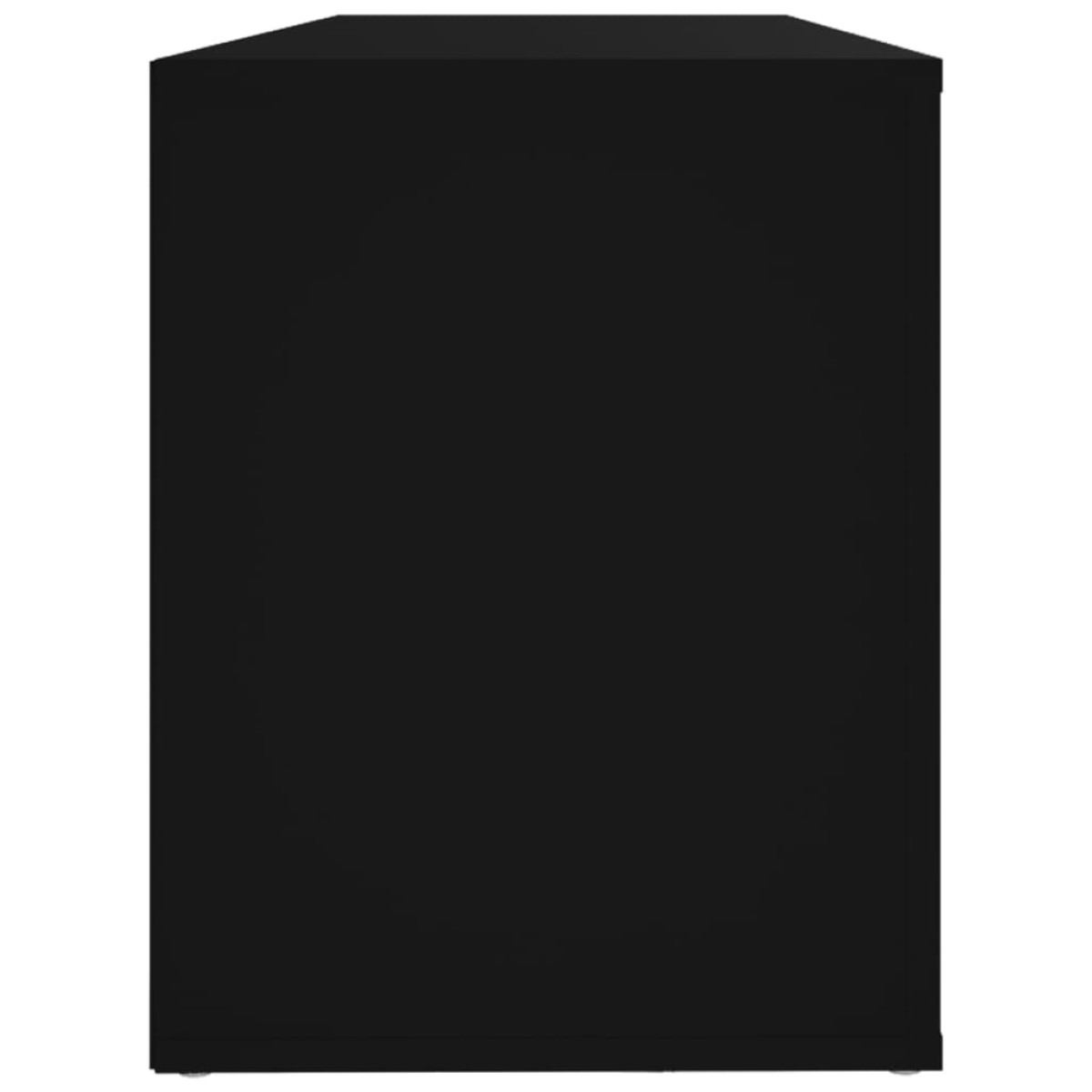 vidaXL Παπουτσοθήκη Μαύρο 100x35x45 εκ. από Επεξεργασμένο Ξύλο
