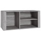 vidaXL Παπουτσοθήκη Γκρι Sonoma 100x35x45 εκ. από Επεξεργασμένο Ξύλο
