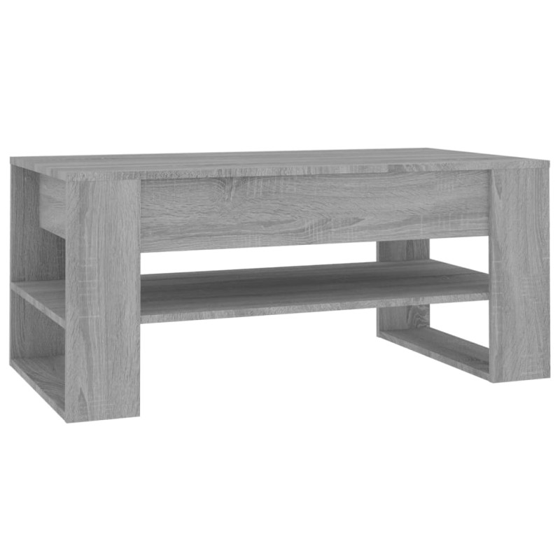 vidaXL Τραπεζάκι Σαλονιού Γκρι Sonoma 102x55x45 εκ. Επεξεργασμένο Ξύλο