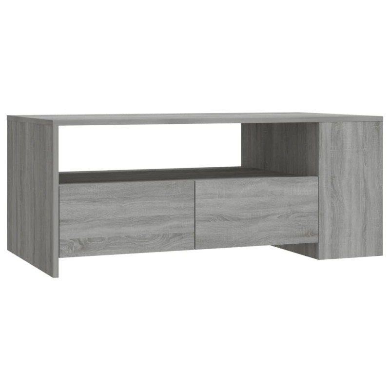 vidaXL Τραπεζάκι Σαλονιού Γκρι Sonoma 102x55x42 εκ. Επεξεργασμένο Ξύλο