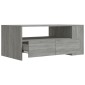 vidaXL Τραπεζάκι Σαλονιού Γκρι Sonoma 102x55x42 εκ. Επεξεργασμένο Ξύλο